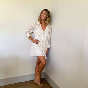 Vestido Camisero de Encaje