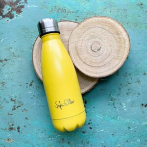 Botella Acero Inoxidable Amarillo