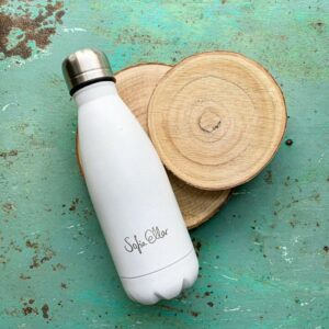 Botella Acero Inoxidable Blanca