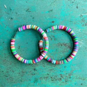 Pendiente Aros Multicolor